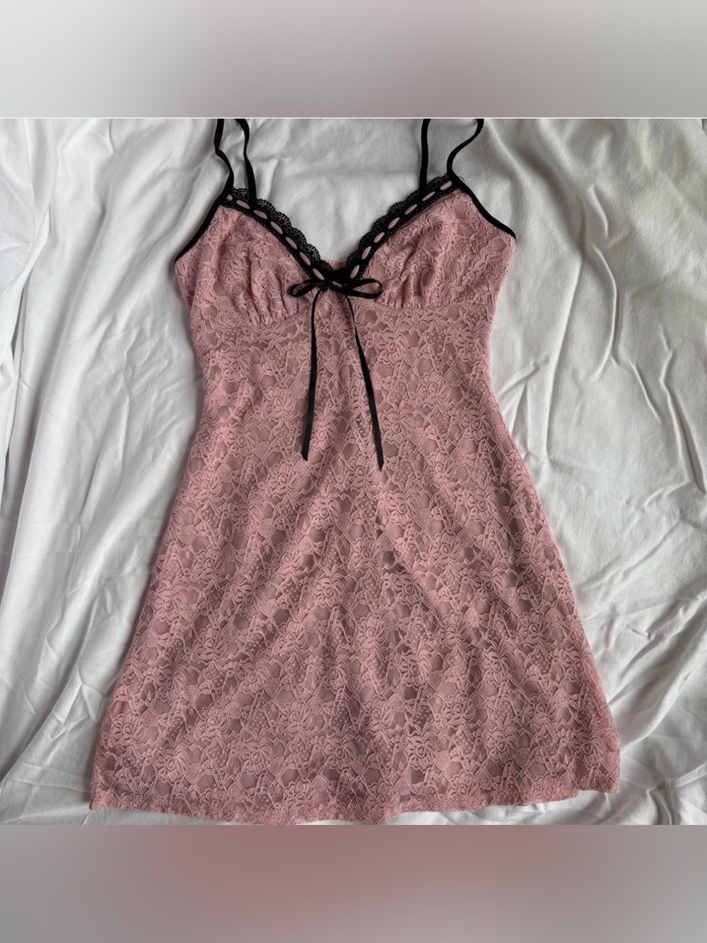 Pink Babydoll Mini Dress